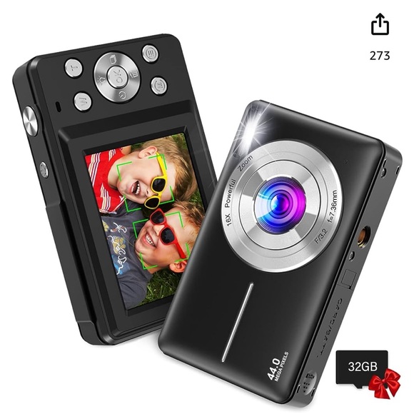 Kid digital camera with 32GB memory card - Picture 1 of 10